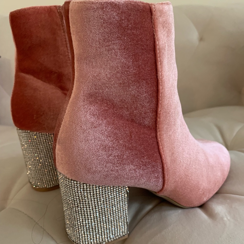 Suede booties